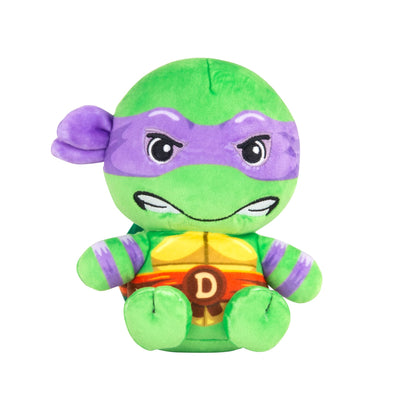 Club Mocchi Mocchi Teenage Mutant Ninja Turtles Donatello Junior Plush Toy - Collectible TMNT Soft Toys - Officially Licensed Superhero Toys - Desk Buddy Action Figures - Ninja Kids Toys 3+ Years
