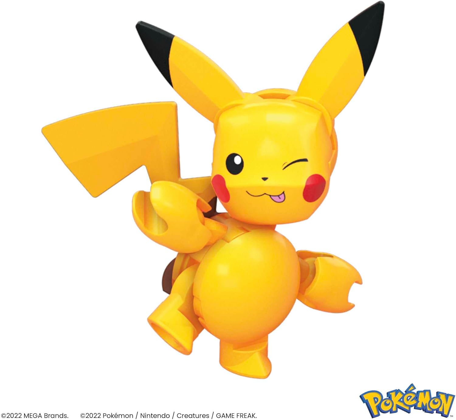 MEGA Pokémon Evoluciones de Pikachu Pack 3 Figuras (Pichu, Pikachu y Raichu) Bloques de construcción, Juguete +7 años (Mattel HKT23