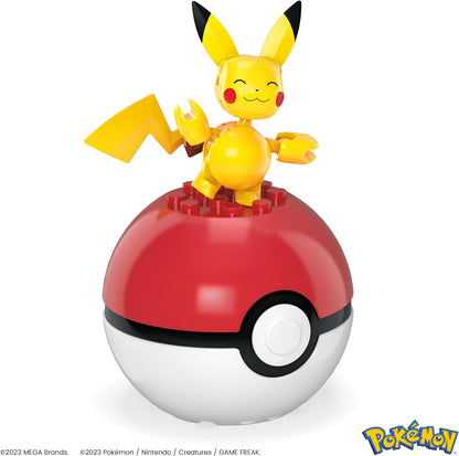 Mega Construx Pokémon Equipo región Paldea 4 Personajes 79 Bloques de construcción, Juguete +6 años (Mattel HPX92