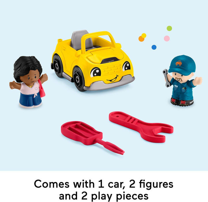 Fisher-Price Little People Toy Garage,Car garage with Toy Car,Toddler Toys with Smart Stages Content,Light-Up Learning Garage,UK English,Toy for 1 2 3 Year old, Gift for Boys & Girls,HRB33,Multicolor
