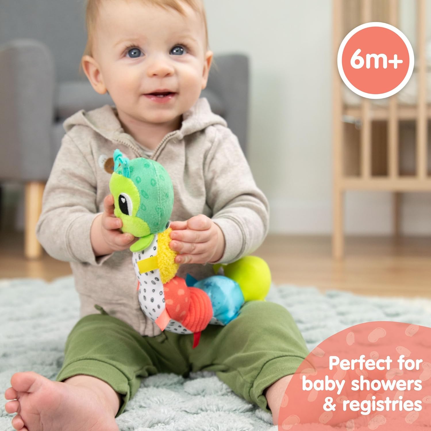LAMAZE Fidget Caterpillar Baby Toys & Gifts for Ages 1 to 2