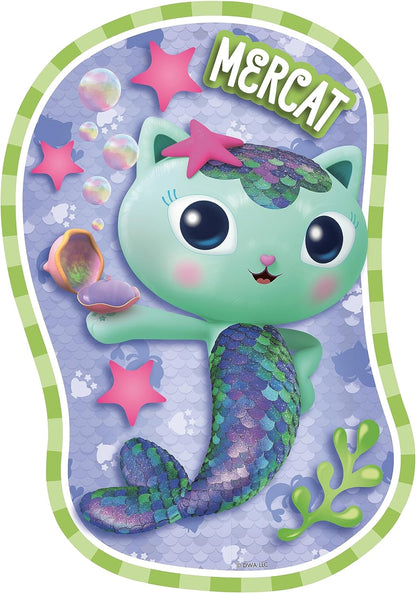 Ravensburger 3170 Gabby's Dollhouse 4 Large Shaped Jigsaw Puzzles for Kids Age 3 Years Up (10, 12, 14, 16 Pieces