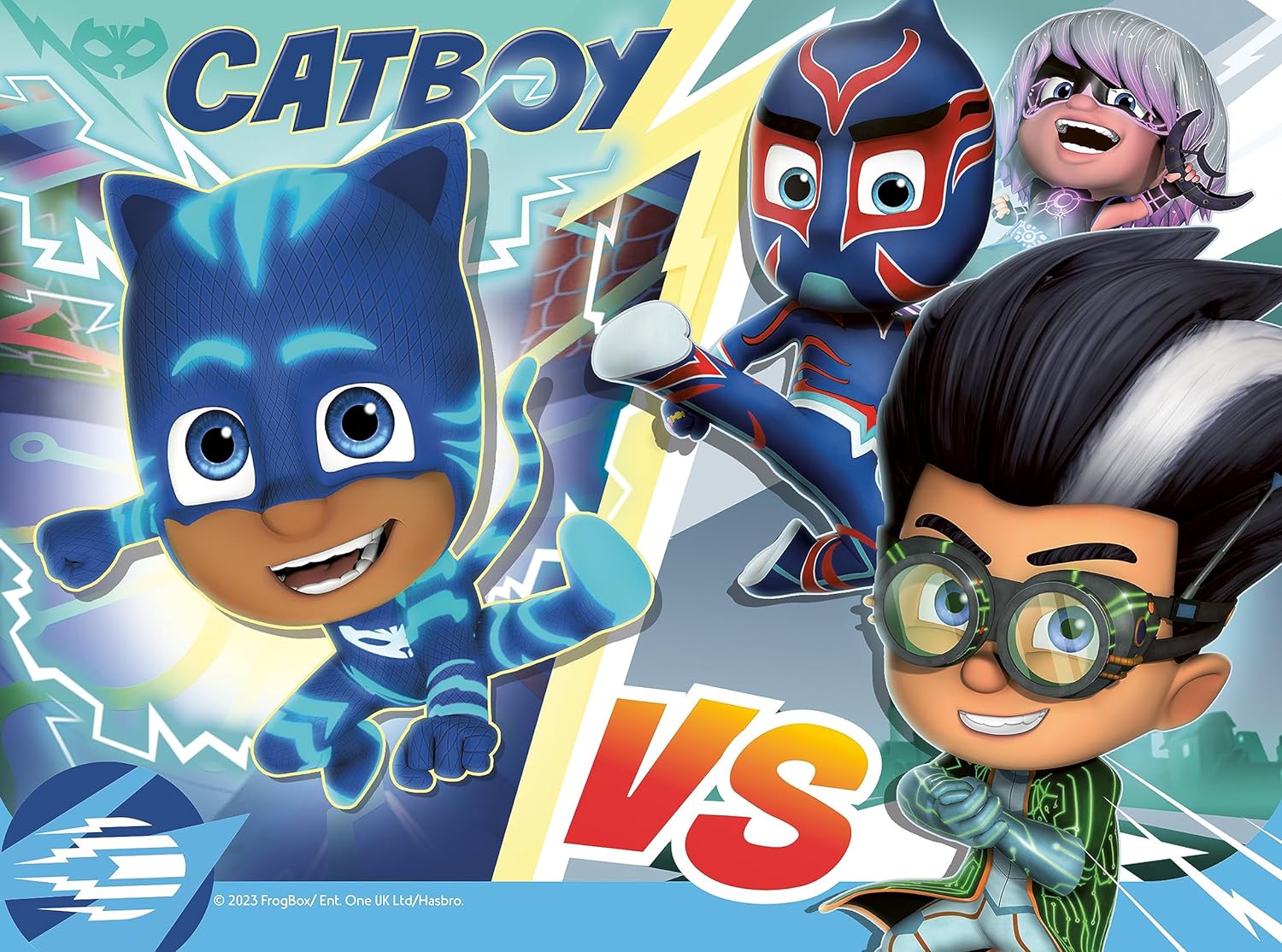 Ravensburger 3173 PJ Masks Jigsaw Puzzles for Kids Age 3 Years Up-4 in a Box (12, 16, 20, 24 Pieces)