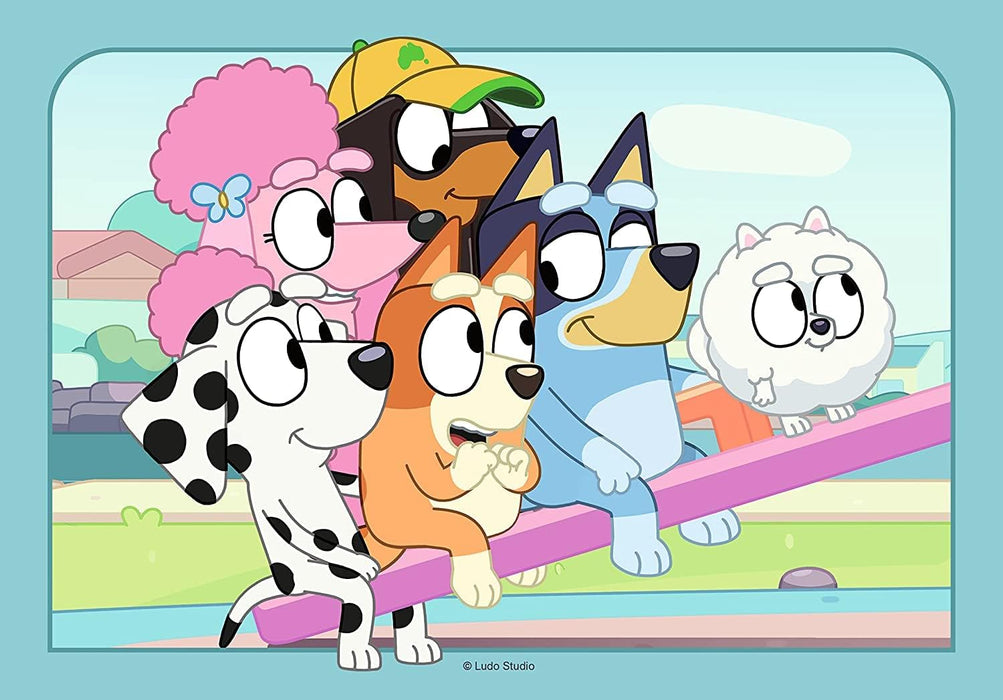 Ravensburger 5693 Bluey Jigsaw Puzzles for Kids Age 3 Years Up-Toddler Toys-2x 12 Pieces