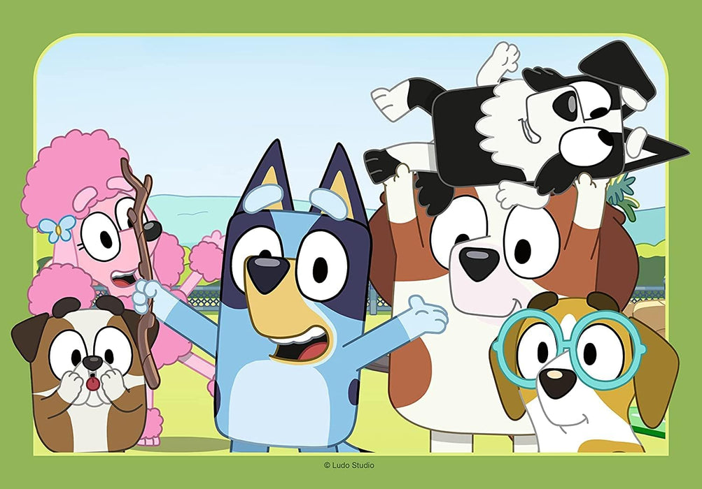 Ravensburger 5693 Bluey Jigsaw Puzzles for Kids Age 3 Years Up-Toddler Toys-2x 12 Pieces