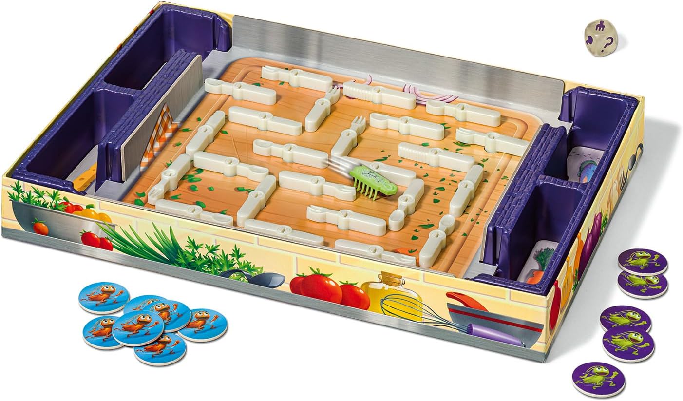 Ravensburger 2023 Special Edition Glow in the Dark Bugs in the Kitchen Board Game for Kids Age 6 Years Up - 2 to 4 Players