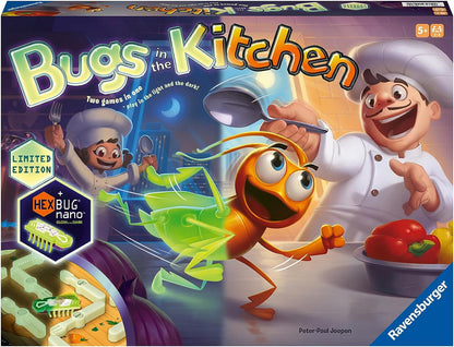 Ravensburger 2023 Special Edition Glow in the Dark Bugs in the Kitchen Board Game for Kids Age 6 Years Up - 2 to 4 Players