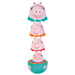 Toomies E73526 Tomy Family-Nesting Daddy, Mummy & Peppa Pig George Rattle 18+ Months-Pouring Baby Bath, Paddling Swimming Pool Easy Clean Sand Pit & Garden Toys, Green