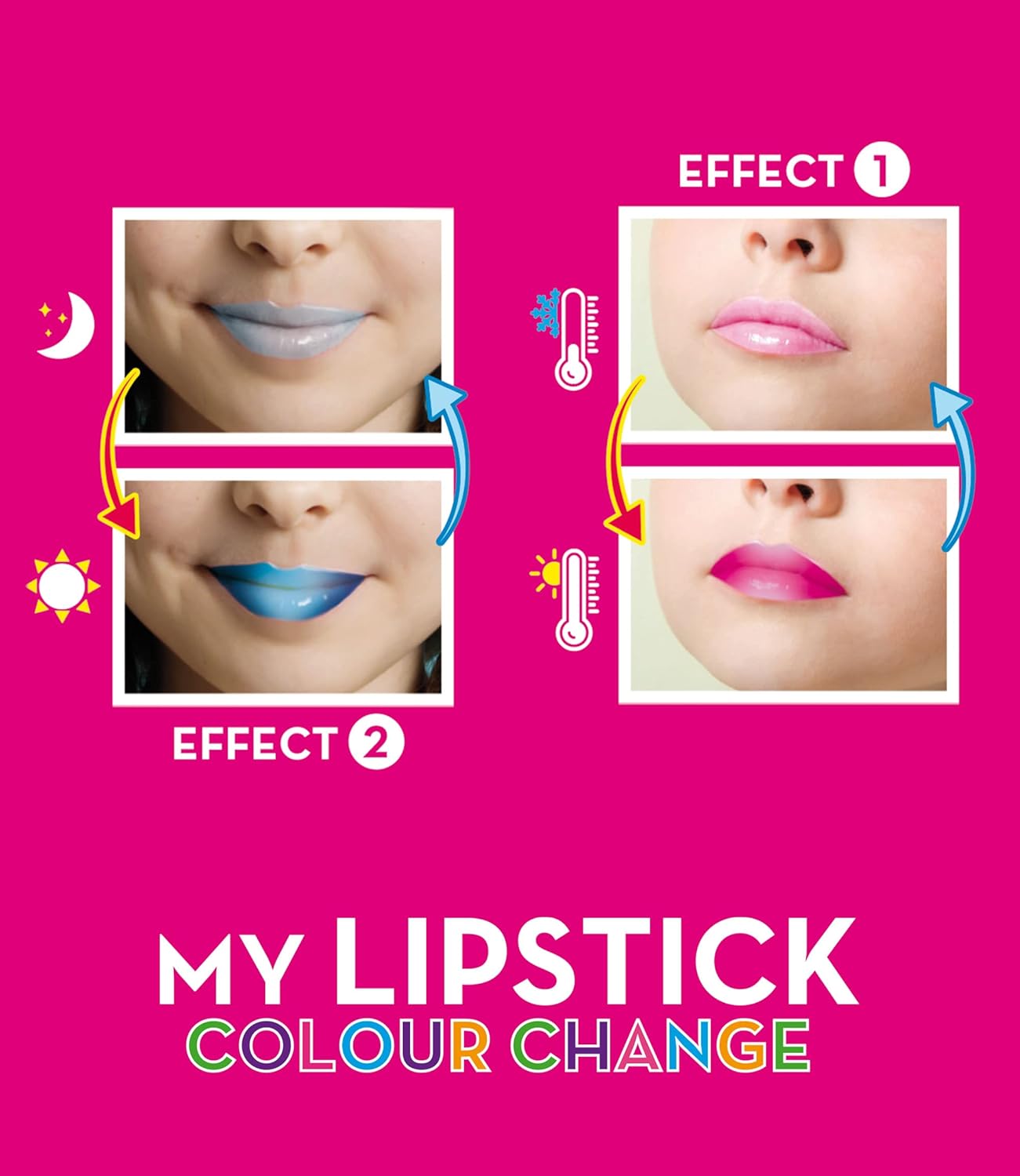 Lisciani - BARBIE My Lipstick Colour Change - Kreatives und unterhaltsames Spiel - Spielset - Erstellung von Lippenstiften, die die Farbe ändern - Für Mädchen ab 5 Jahren