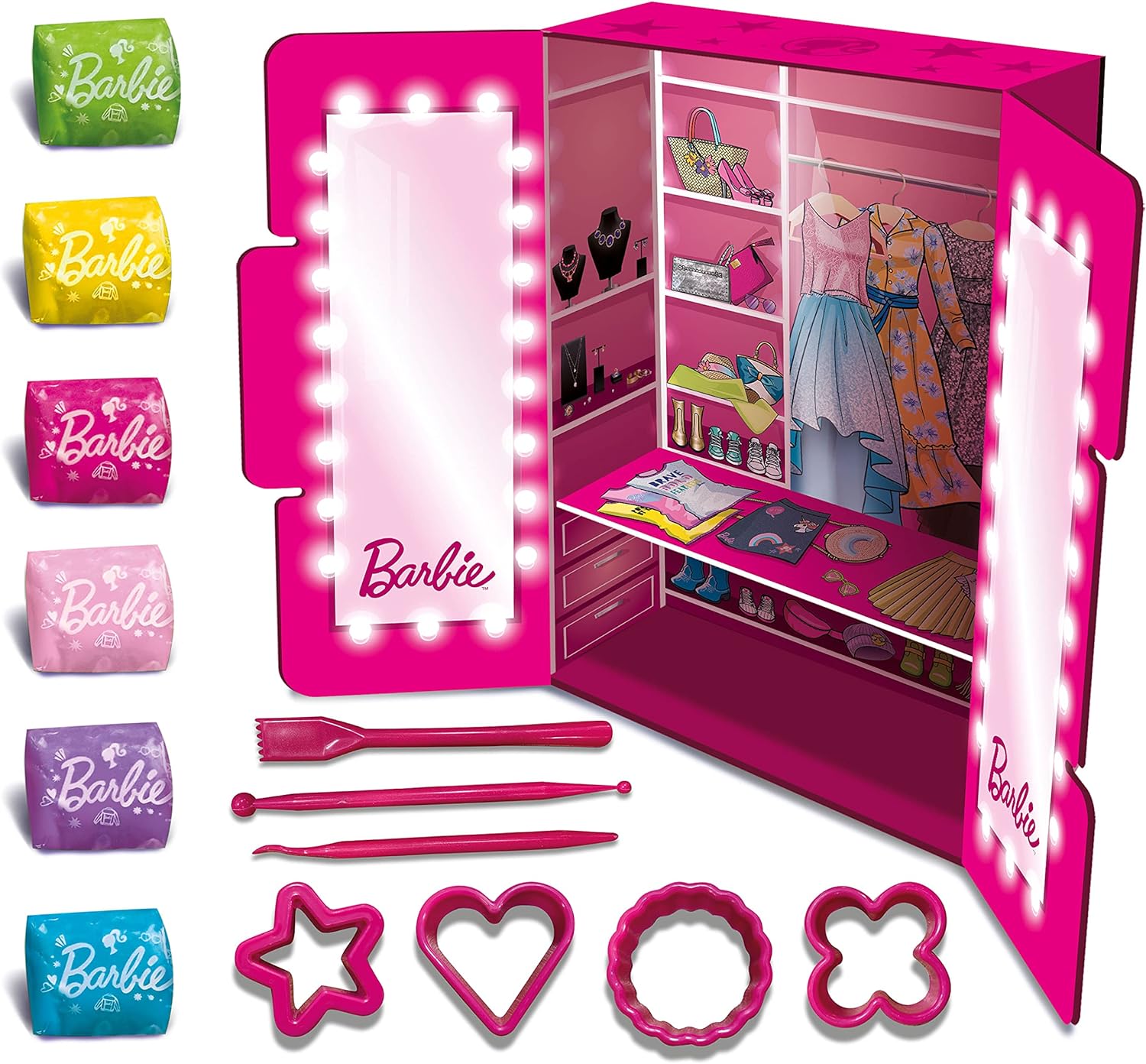 Liscianigiochi 88867 Barbie Dough Fashion Show, Multicolor
