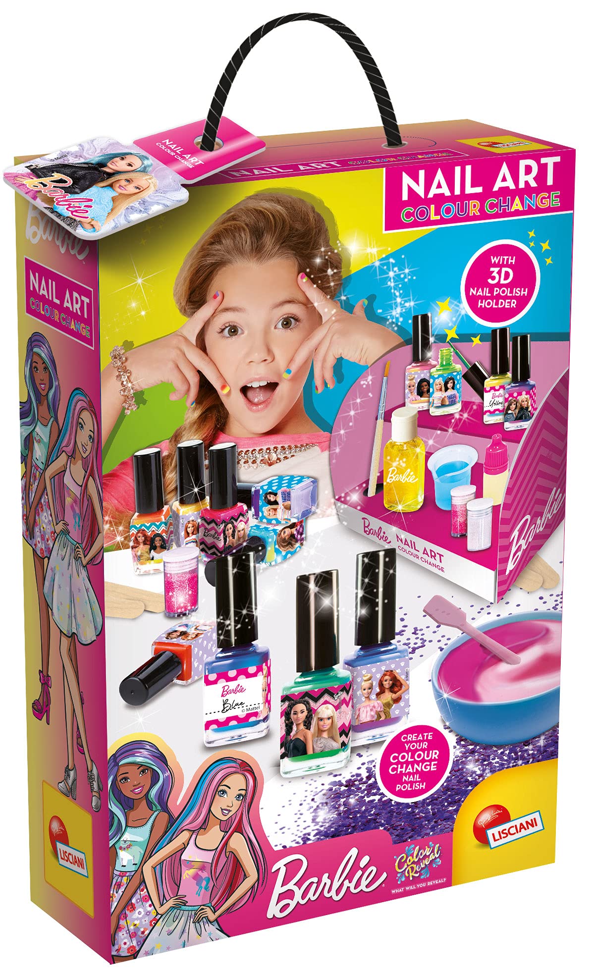 Liscianigiochi Barbie Nail Art Color Change Set, 97982