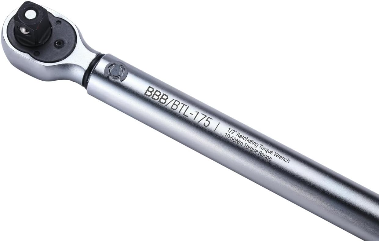 BBB HighTorque Drehmomentschlüssel, 1/2 Zoll, 10-60 Nm, BBB Clé dynamomètrique HighTorque 1/2 inch 10-60Nm
