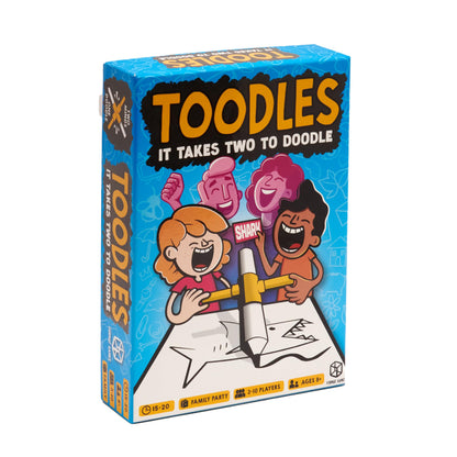 Juego de fiesta Toodles,Divertido juego de dibujo para la noche de juego,Juego cooperativo,Tiempo promedio de juego de 15 a 20 minutos,Fabricado por Format Games