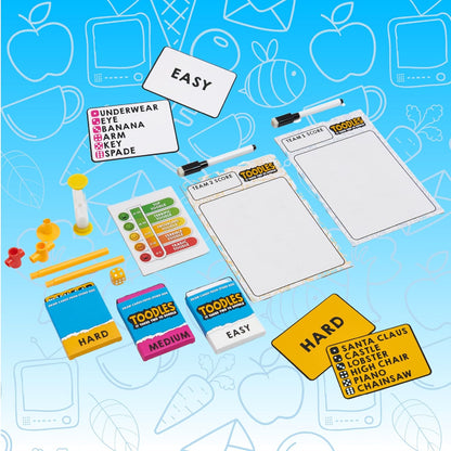 Juego de fiesta Toodles,Divertido juego de dibujo para la noche de juego,Juego cooperativo,Tiempo promedio de juego de 15 a 20 minutos,Fabricado por Format Games