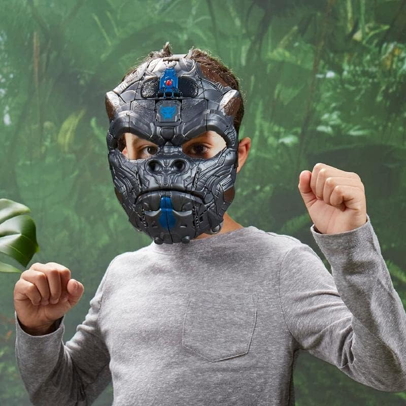 Transformers Toys Rise of the Beasts Film Optimus Primal 2-in-1 Converting Mask for Ages 6 and Up, 22.5 cm