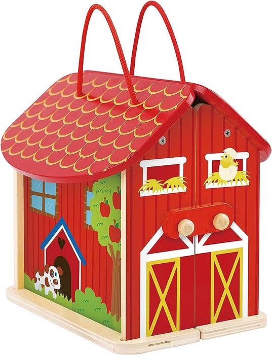Tooky Toy TK489 Wooden Foldable Fire Station
