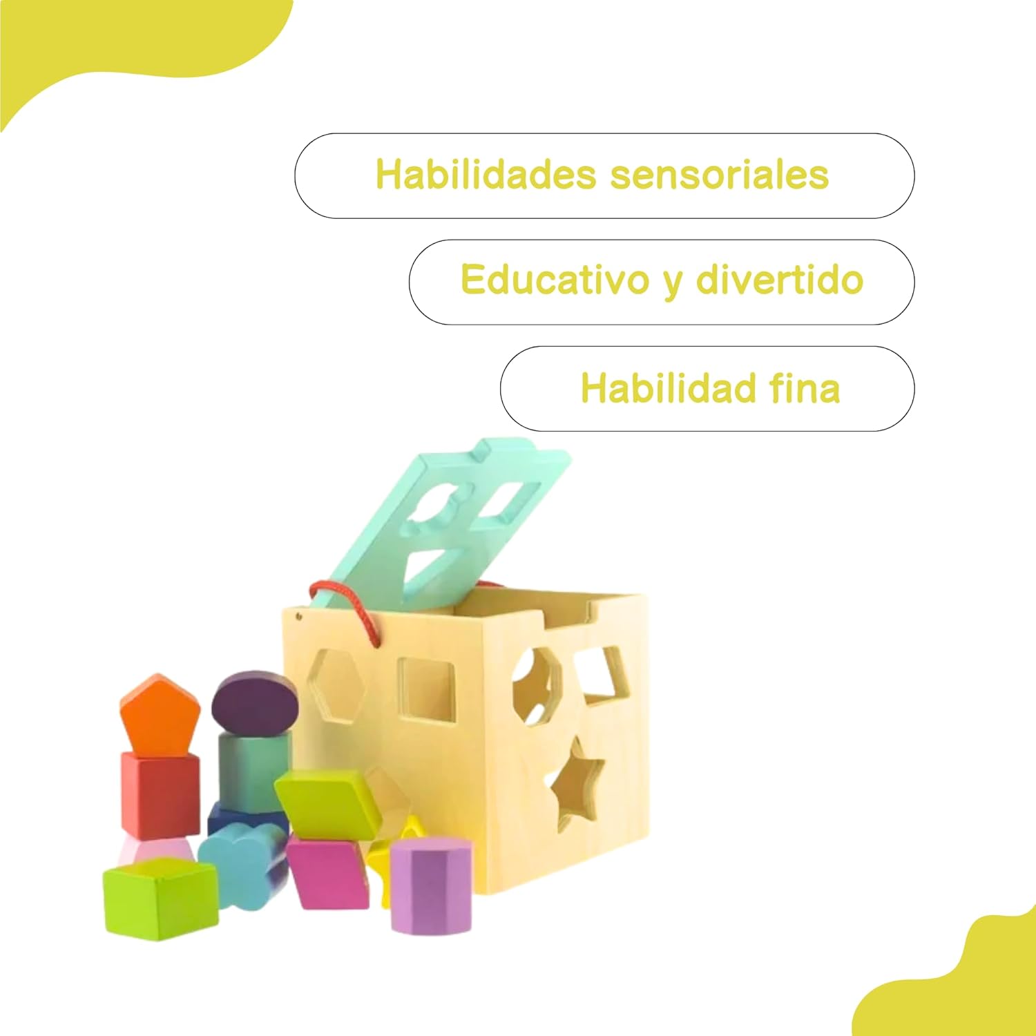 Tooky Toy Wooden Shape Sorter