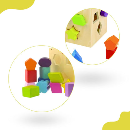 Tooky Toy Wooden Shape Sorter