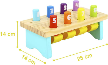 Tooky Toy- Banco de Madera para Libra (921 TK495