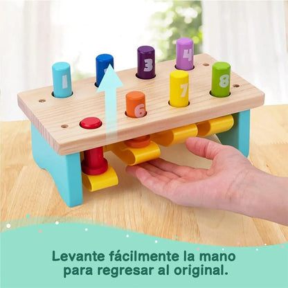 Tooky Toy- Banco de Madera para Libra (921 TK495