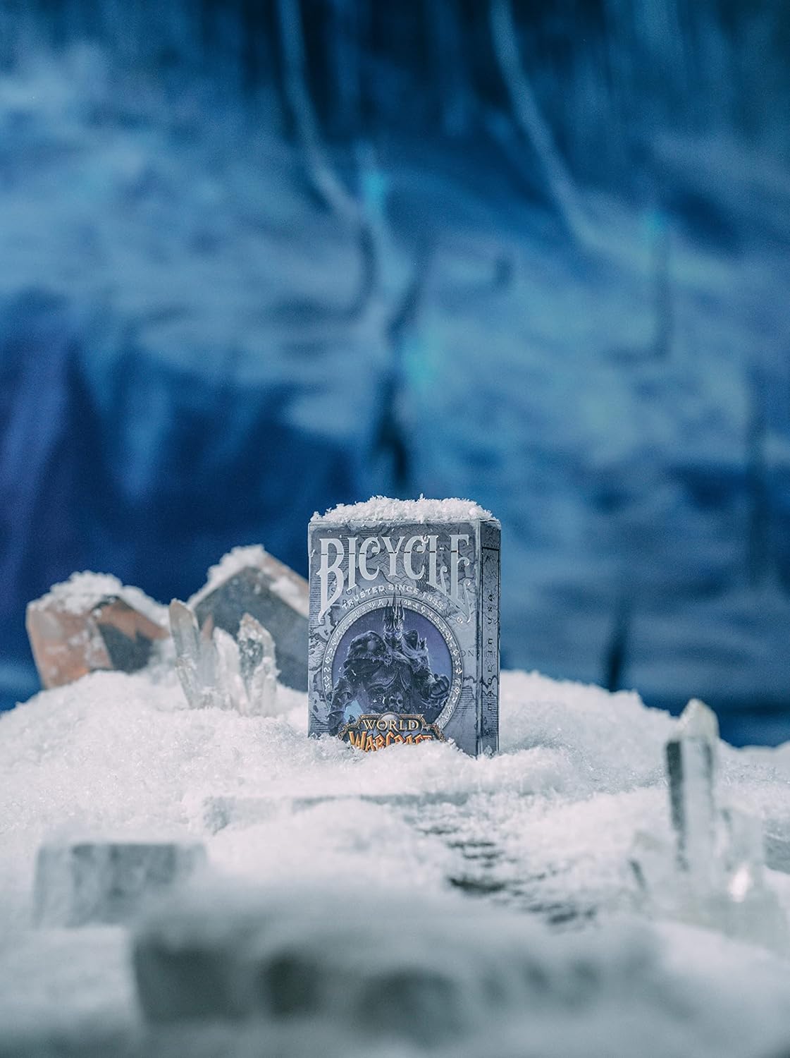Bicycle World of Warcraft Wrath of The Lich King - Jeu de 54 Cartes à Jouer - Collection Ultimates - Magie/Carte Magie