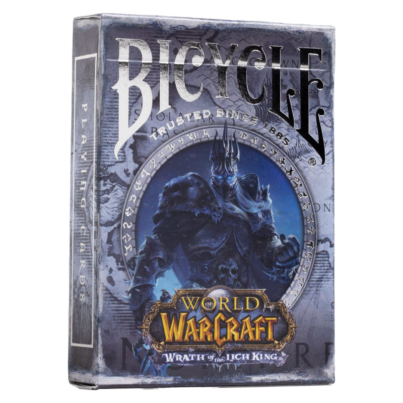 Bicycle World of Warcraft Wrath of The Lich King - Jeu de 54 Cartes à Jouer - Collection Ultimates - Magie/Carte Magie