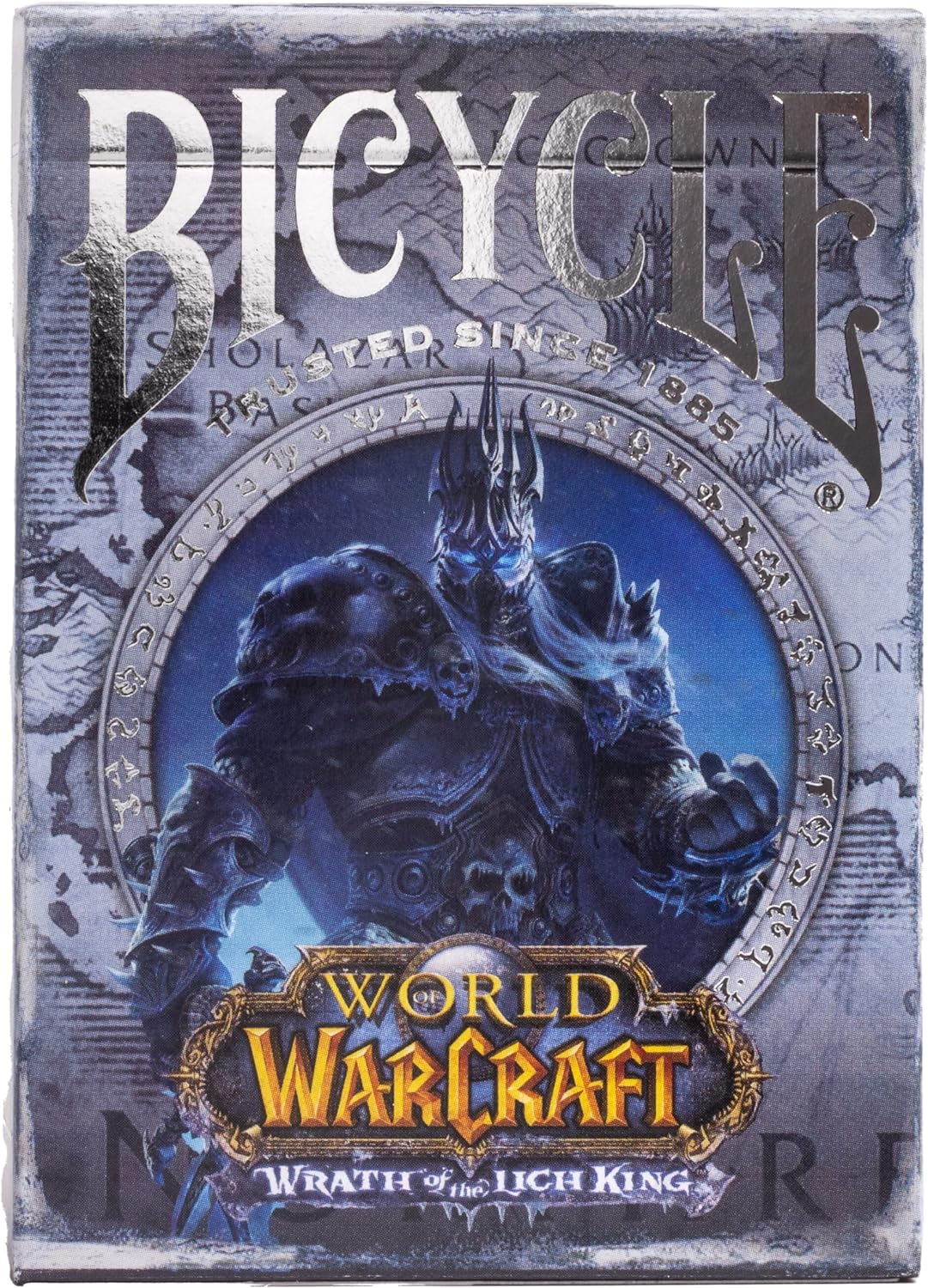 Bicycle World of Warcraft Wrath of The Lich King - Jeu de 54 Cartes à Jouer - Collection Ultimates - Magie/Carte Magie