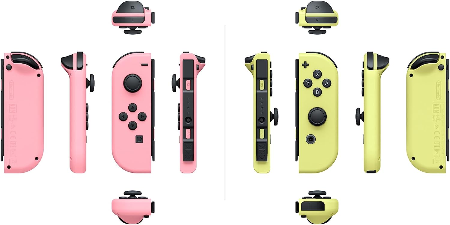 Joy-Con Pair Pastel Pink/Pastel Yellow (Nintendo Switch)