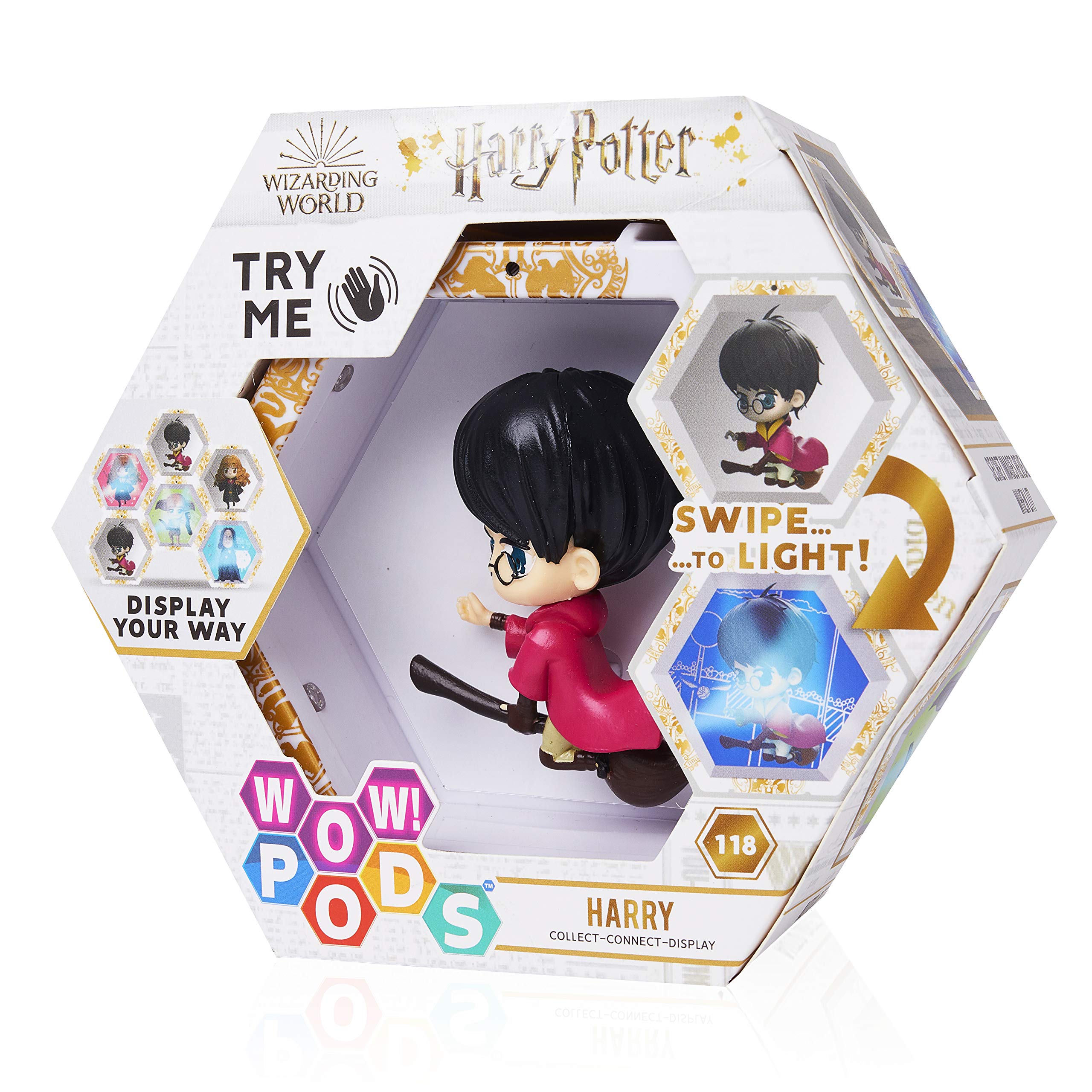 WOW! PODS Harry Potter Wizarding World Light-Up Bobble-Head Figure | Official Collectable Toy (Harry