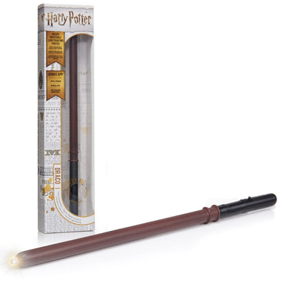 WOW! STUFF - Draco Malfoy Lumos Wand Light up 14, Harry Potter Official Wands and Wizarding World Gifts, Toys and Collectables, Role Play and Dress-up Costume Accessory for Fans, Girls and Boys Draco