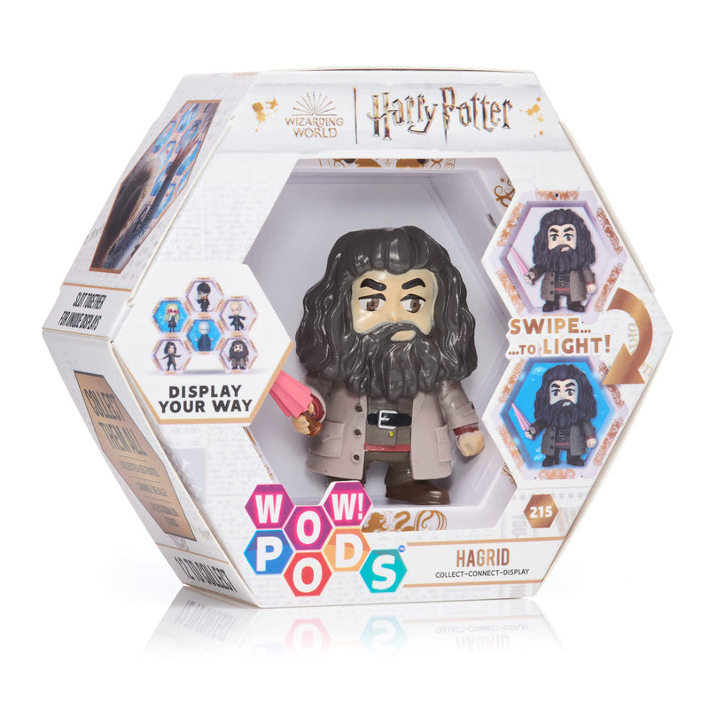 WOW! PODS Harry Potter Wizarding World Light-Up Bobble-Head | Official Collectable Toy Hagrid with Mystery Light Reveal | Collect Connect and Display | Number 215 in Collection