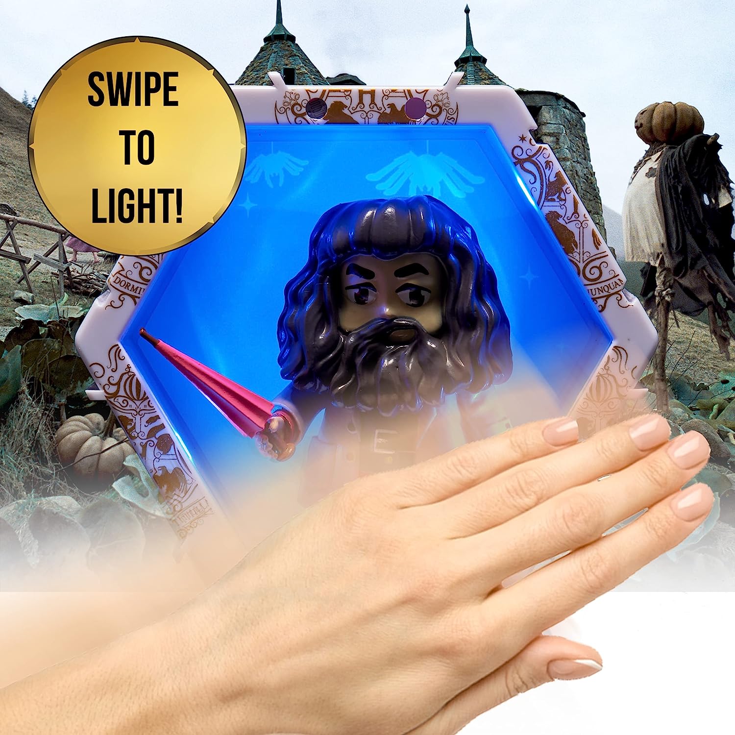 WOW! PODS Harry Potter Wizarding World Light-Up Bobble-Head | Official Collectable Toy Hagrid with Mystery Light Reveal | Collect Connect and Display | Number 215 in Collection