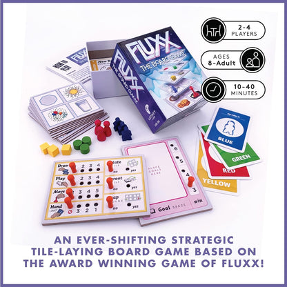 The Fluxx Board Game - Dynamic Gameplay for 2-4 Players