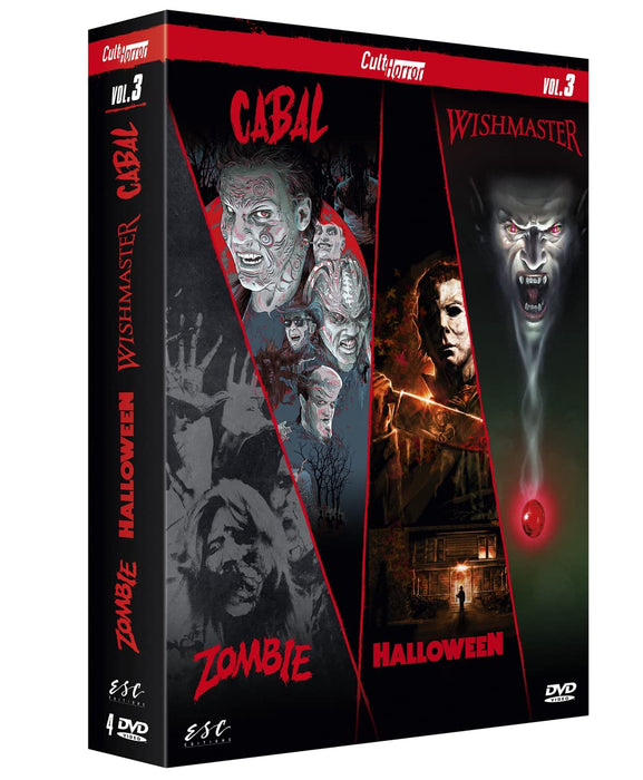 Cult'horror n° 3 : zombie + halloween + wishmaster + cabal