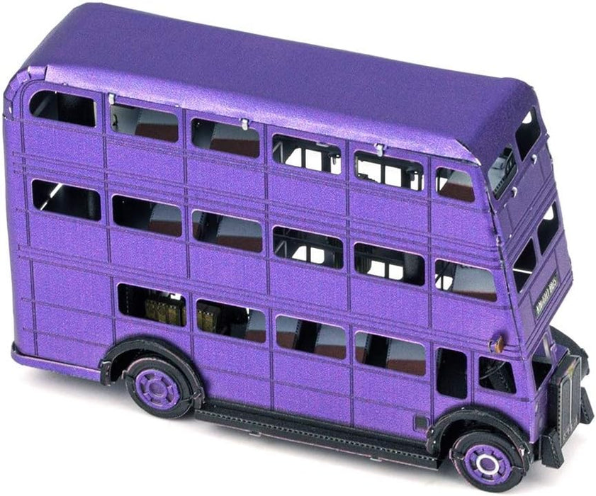 Metal Earth Puzzle 3D Autobús Transporte De Emergencia para Magos. Rompecabezas De Metal De Harry Potter. Maquetas para Construir para Adultos Nivel Desafiante De 7.62 X 2.54 X 5.08 Cm