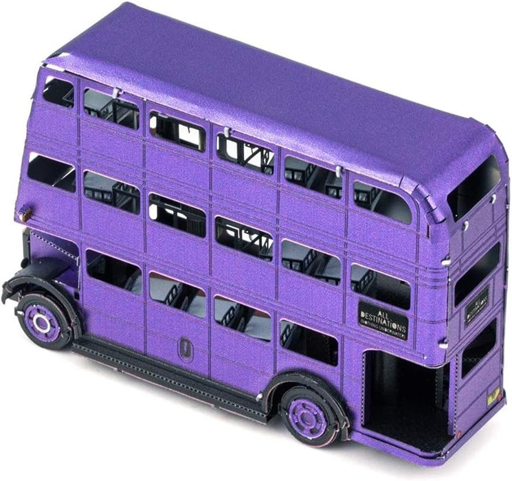 Metal Earth Puzzle 3D Autobús Transporte De Emergencia para Magos. Rompecabezas De Metal De Harry Potter. Maquetas para Construir para Adultos Nivel Desafiante De 7.62 X 2.54 X 5.08 Cm