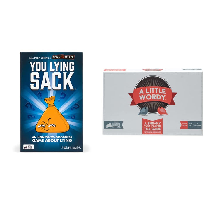 Exploding Kittens You Lying Sack An Honest to Goodness Game About Lying & A Little Wordy Card Games for Adults Teens & Kids - Fun Family Games - A Russian Roulette Card Game