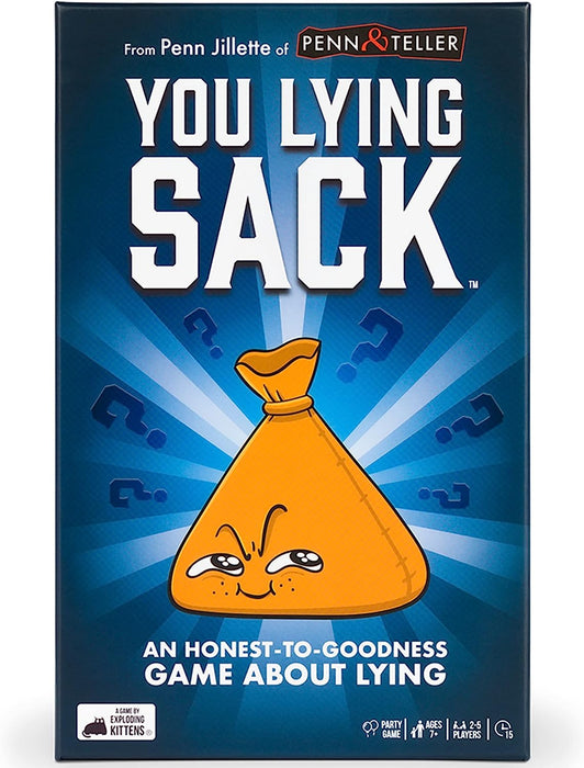 Exploding Kittens You Lying Sack An Honest to Goodness Game About Lying & A Little Wordy Card Games for Adults Teens & Kids - Fun Family Games - A Russian Roulette Card Game