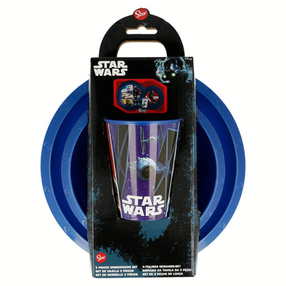 STOR 3 Pcs Easy Set in Gift Box Star Wars Classic Unisex Tableware Sets