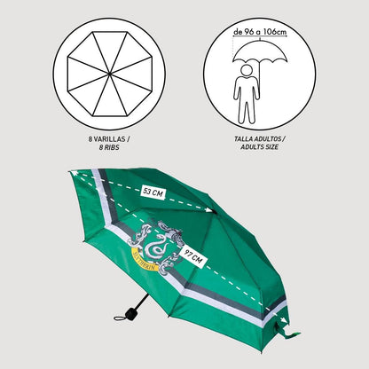 CERDA HARRY POTTER - Serpentard - Parapluie Pliable 53 cm