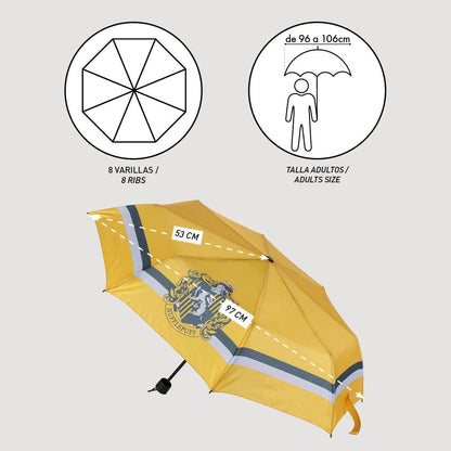 CERDÁ LIFE'S LITTLE MOMENTS Parapluie pliage manuel - Fabriqué en 100% Polyester avec Structure en Fibre de Verre - Produit Original Conçu en Espagne