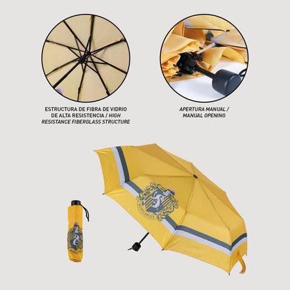 CERDÁ LIFE'S LITTLE MOMENTS Parapluie pliage manuel - Fabriqué en 100% Polyester avec Structure en Fibre de Verre - Produit Original Conçu en Espagne
