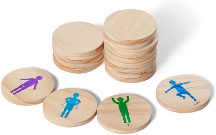 BuitenSpeel Toys GA264 Moves Active Game of Memory and Body Movements, Multicolor