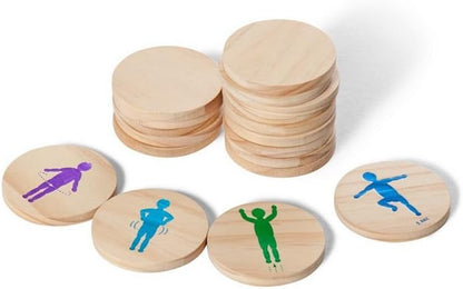BuitenSpeel Toys GA264 Moves Active Game of Memory and Body Movements, Multicolor