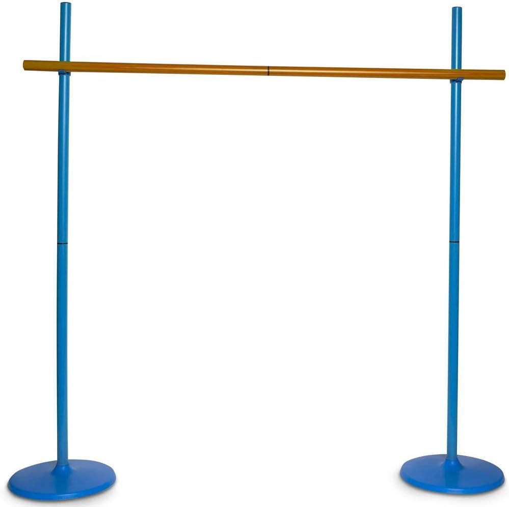 BS Toys Hurdles - Obstacle game - Limbo game - Ideal For Outdoors - Suitable For Children from 6 years - Blue - 102 x 2 x 56 cm