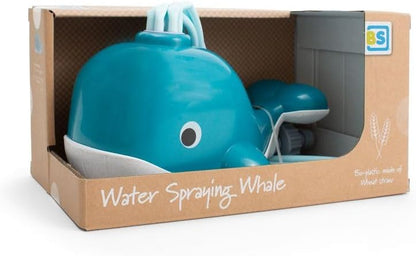 BS Toys Water Jet Whale - Watering Toys - Water Games - Water Toys for Children - Sprinklers - Outdoor Games - Garden - Suitable for Children from 3 Years - 22.5 x 14 x 11 cm - Blue