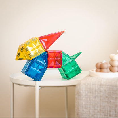 Coblo Classic - Schoolbox: Magnetic Building Blocks Including Activity Cards - Educational Toys - Creativity & Imagination - Gift Idea - 200 Pieces