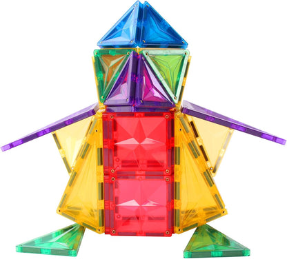 Coblo Classic - Schoolbox: Magnetic Building Blocks Including Activity Cards - Educational Toys - Creativity & Imagination - Gift Idea - 200 Pieces