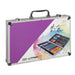 Nassau - Art set 79 pcs in metal box, purple - 36x23cm - (K-AR0926/GE)
