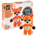 Craft Sensations Crochet Sets for Beginners | Amigurumi Set | Fox | Starter Crochet Pack | Children and Adults | Crochet Packages Cuddly Toys | Crochet Set Animals
